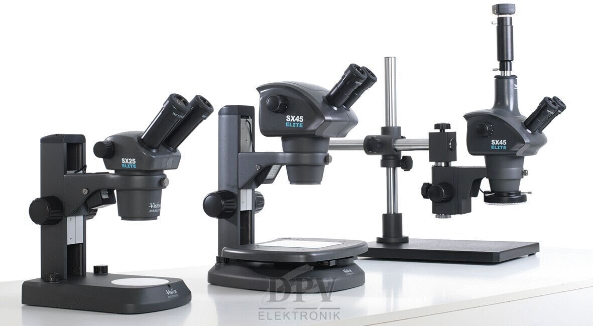 Stereo zoom eyepiece microscope