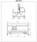 Preview: The image displays a technical blueprint of the "Maestro 3E" model. The top shows a side view with height specifications, while the bottom presents a top view with dimensions of 700 mm in width and 455 mm in height.