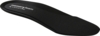 Preview: The image shows a black memory foam insole. It has a smooth surface, is slightly curved, and features white lettering that says "memory foam."