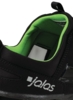 Preview: The image shows the upper part of a black shoe with a green interior. The "jalas" logo is depicted on the side of the shoe. The shoe appears sporty and functional.