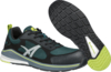 Preview: The image shows a sporty shoe in dark green and black. The shoe has a breathable surface and a non-slip sole with a green element. The details are functional and modern.