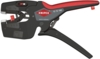 Preview: The image shows a black and red cable cutter. It has a handle that fits comfortably in the hand, and a mechanical system for precise cable processing. Brand logo visible.