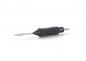 Preview: The image shows a black tool with a non-slip surface and a pointed end. A thin, flexible metal head protrudes from the side, suitable for precise tasks.