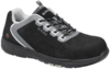 Preview: The shoe is black with gray details. It has a reinforced toe cap, coarse tread, and many small holes for ventilation. The laces are black, the insole comfortably padded.