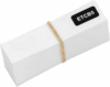 Preview: The image shows a rectangular, white block held together by a rubber band. On the top, there is a black label with the inscription "ETCB5".