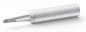 Preview: The image shows a silver pen with a round, rounded tip. The pen has a plain, metallic surface and is cylindrically shaped.