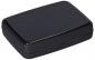 Preview: The image shows a flat, rectangular box in matte black. It has rounded corners and a smooth surface, with no visible decorations or handles. The box appears simple and modern.