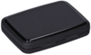 Preview: The image shows a rectangular, flat box in matte black. It has rounded corners and appears to be made of plastic. The surface is smooth and shiny.