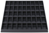 Preview: The image shows a square, black compartment with 64 small, uniform compartments. Each compartment is the same size and arranged in a grid.