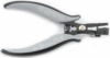 Preview: The image shows a tool similar to pliers with gray, rubberized handles and a black, metal head. The head has a special shape with a compression spring.