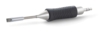 Preview: The image shows a screwdriver with a long, narrow metal tip and a rubberized, ergonomic handle. The handle has a textured surface for better grip.