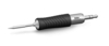 Preview: The image shows a screwdriver with a rubberized handle and a smooth metal part. The blade is pointed and allows for precise work. The manufacturer's name "Weller" is visible.