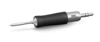 Preview: The image shows a screwdriver with a non-slip, black rubber handle and a chrome-plated metal tip. It has an interchangeable head for different types of screws.