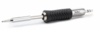 Preview: The image shows a soldering iron with a silver metal head and a non-slip, black handle. The handle has a textured surface for better grip.