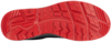 Preview: The image shows the sole of a sports shoe. The sole features a textured pattern with red rubber areas and black elements that provide a non-slip surface.