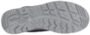 Preview: The image shows the underside of a shoe with a non-slip, gray sole. Various tread patterns are visible, providing traction and grip.