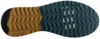 Preview: The image shows the sole of a sneaker. It is divided into three color areas: brown, blue, and green. The tread has a diamond-shaped pattern and several stripe-like cutouts.