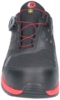 Preview: The image shows a sporty, black shoe with red accents. It features a modern design, mesh-like materials, and a quick-lacing system. The sole is stable and grippy.