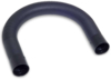 Preview: The image shows a flexible, black hose in a U-shape. It has open, round ends on both sides without any accessories. The surface is grooved and feels textured.