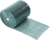 Preview: The image shows a roll of green, shiny material. Part of the material is unfolded and lies flat. It has a textured surface and is wrapped around a round core.