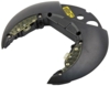 Preview: The image shows a black, semicircular device with two curved elements at the ends. Inside, metallic parts are visible, and there is a yellow warning symbol at the top.