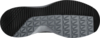 Preview: The image shows the underside of a shoe. The sole is divided into two colors: black and gray. The gray area has a diamond-shaped pattern, while the black area is textured.