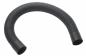 Preview: The image displays a flexible, corrugated hose in black. It features smooth openings at both ends and is shaped in an arc. Ideal for connecting to devices or apparatuses.