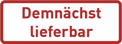 The image shows a rectangular sign with a red border. On it, in large red letters, it reads: "Coming Soon". The background is white.