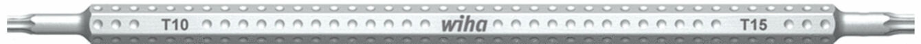 The image shows a caliper that is long and narrow. It has two ends and a scale with markings used for measurement techniques.