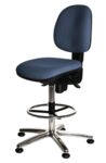 1710.KS.B - Swivel chair COMFORT CHAIR, color: blue