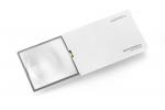 ES-152133 - easyPocket  illuminated pocket magnifier 6-fold magnification, white