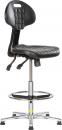 023.1410.PU-ESD - ESD swivel chair PU 1410 with foot ring