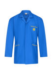 2731.BL181-P - Work coat ESD BlueLine plus BL-181 1/2 design, long sleeves