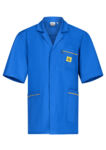 2732.BL181-P - Work coat ESD BlueLine plus BL-181 1/2 design, short sleeves