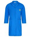 2730.BLW175-P - Work coat ESD BlueLine plus BL-175 3/4 design, long sleeves