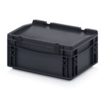 3020120.L-ED - Euro container Light ESD with fixed hinged lid 300 x 200 x 135 mm