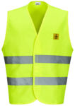 DPV-1026 - ESD High-visibility vest yellow, siwzes S - 3XL