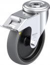 623.125.SF.ELS - ESD Swivel castor with bolt hole - 