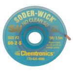 SW.60-2-5.ESD - Desoldering braid Soder Wick no-clean 1.5 mm x 1.5 m / yellow