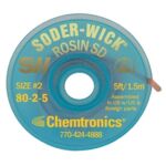 SW.80-2-5.ESD - Desoldering braid Soder-Wick rosin 1.5 mm x 1.5 m / yellow