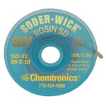 SW.80-2-10.ESD - Entlötlitze Soder-Wick Rosin 1,5 mm x 3,0 m / gelb