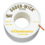 SW.50-2-100.ESD - Desoldering braid Soder-Wick rosin 1.5 mm x 30.5 m / yellow