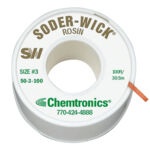 SW.50-3-100.ESD - Desoldering braid Soder-Wick rosin 2.0 mm x 30.5 m / green