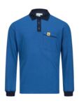 2647.P - Poloshirt Langarm blau ESD