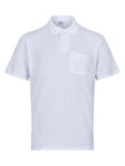 2670.P010 - Poloshirt Uni, Kurzarm, weiß ESD