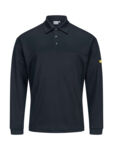 2675.P7536-LA - ESD-Poloshirt, schwarz Langarm