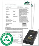 7100.SRM110.KA - Calibration for surface resistance meter SRM 110