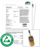 7100.TF530.KA - Calibration for thermal hygrometer TF-530