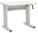 WB-811C-ESD - ESD Work table WB with crank adjustment 800 x 1073 mm