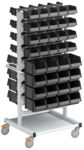 BT-170B.ESD - Trolley two-sided ESD with 16 rails for storage bins